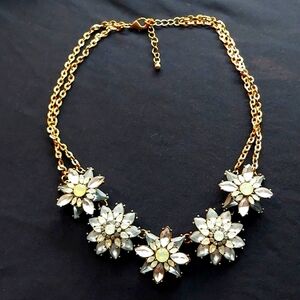 Bohemian statement Floral Necklace